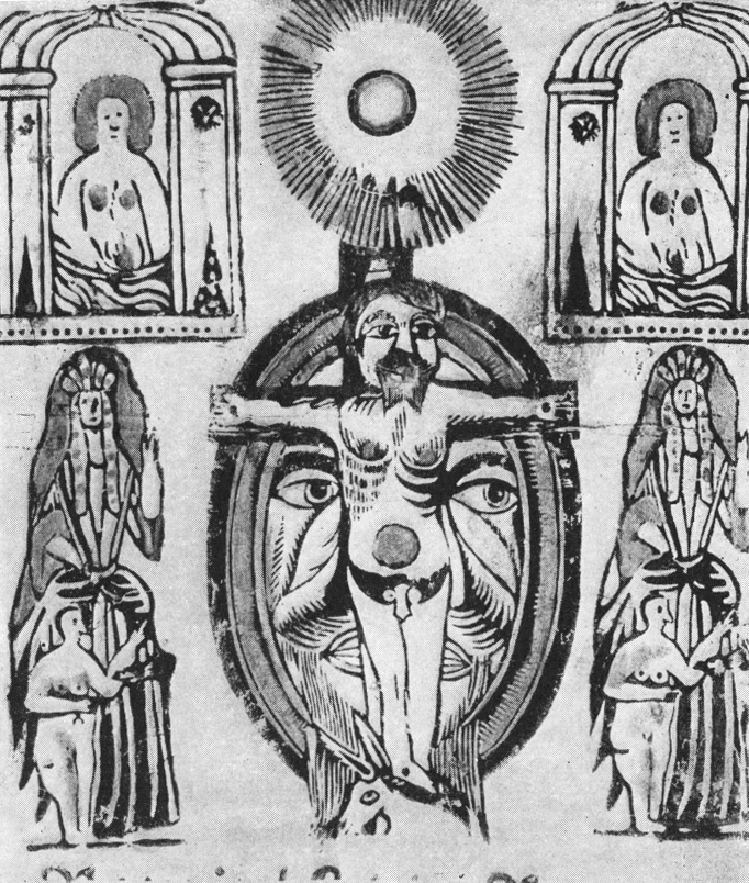 Farvelagt kistebillede af Antikrist