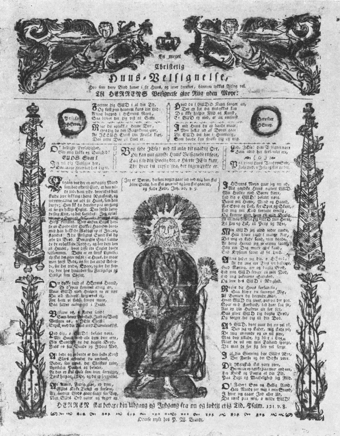 »Huus-Velsignelse« fra P.W.