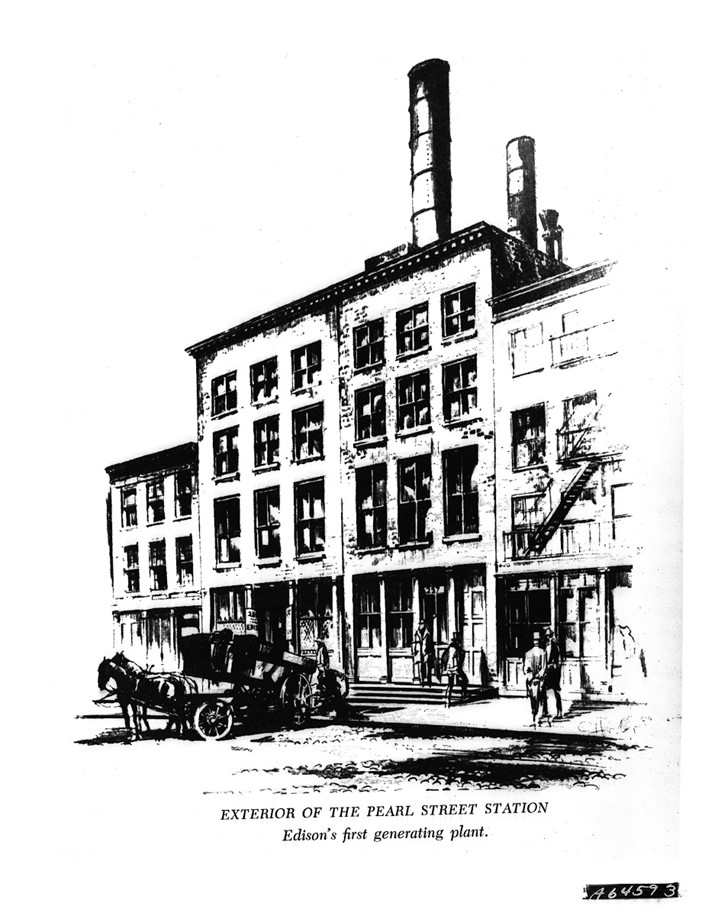 Edisons første kraftcentral 