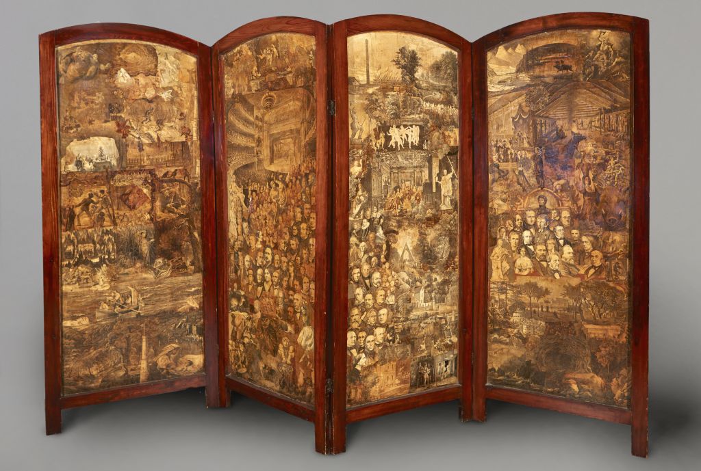 H.C. Andersens skærmbræt, 1874.